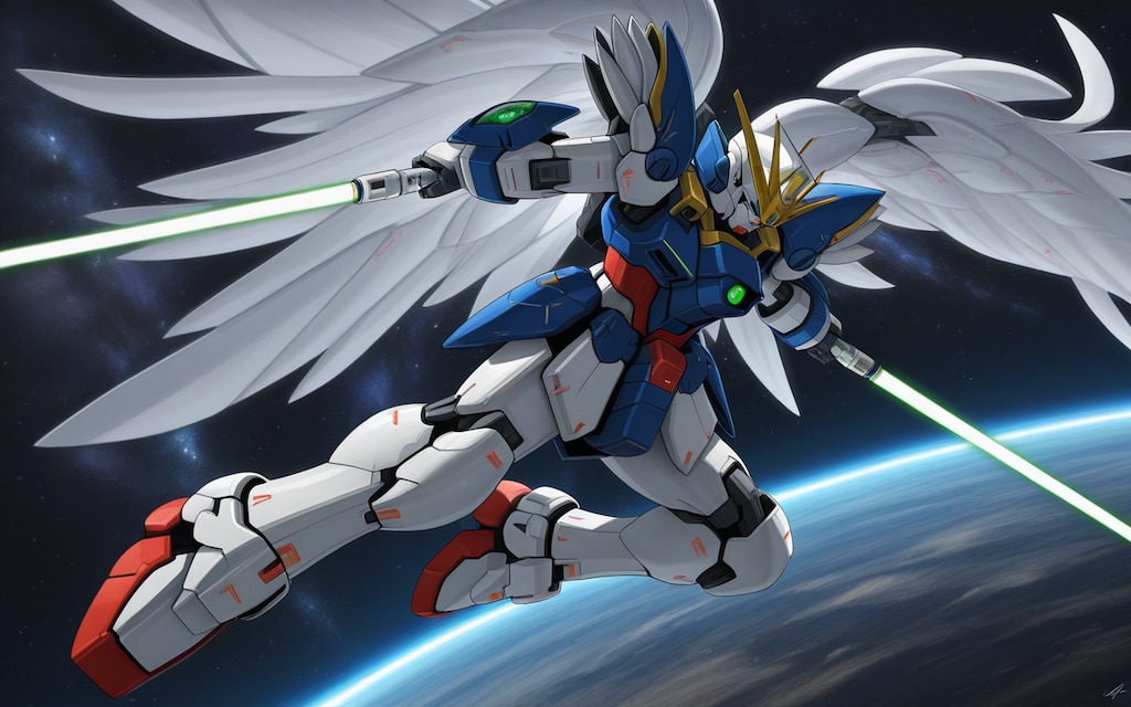 【ウイングガンダムゼロ(EW)】pixiv今日のお題「翼」