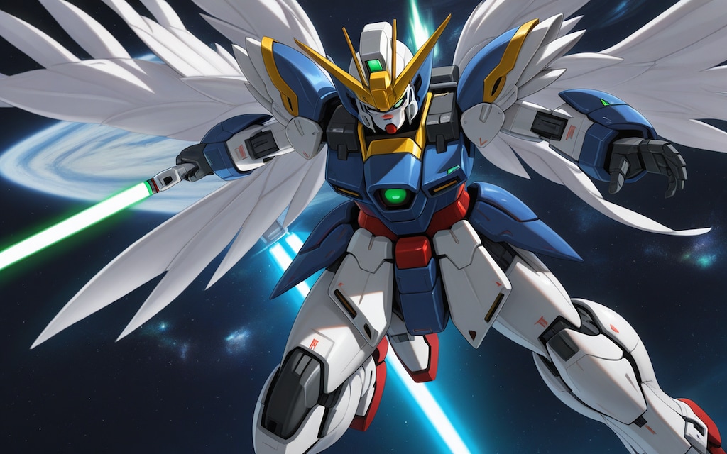 【ウイングガンダムゼロ(EW)】pixiv今日のお題「翼」