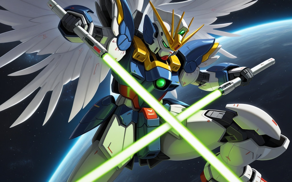 【ウイングガンダムゼロ(EW)】pixiv今日のお題「翼」