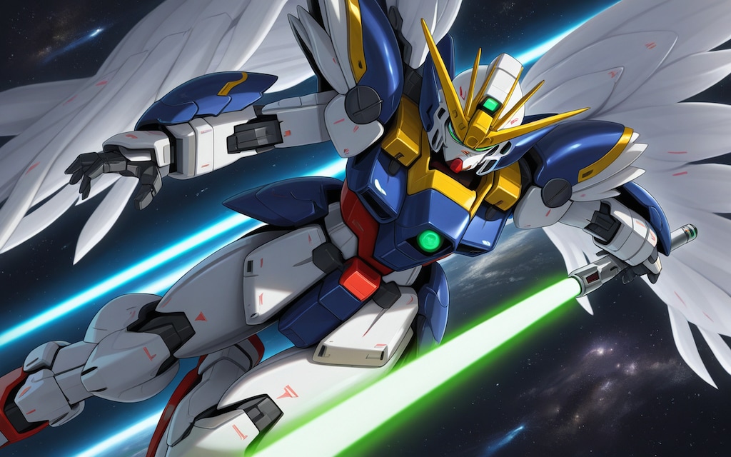 【ウイングガンダムゼロ(EW)】pixiv今日のお題「翼」