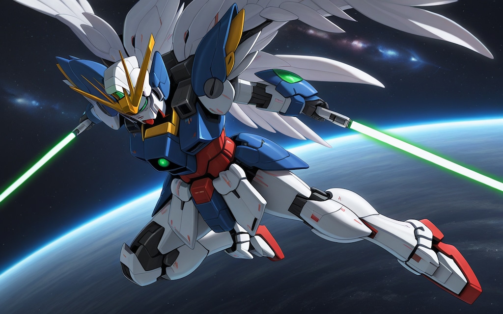 【ウイングガンダムゼロ(EW)】pixiv今日のお題「翼」