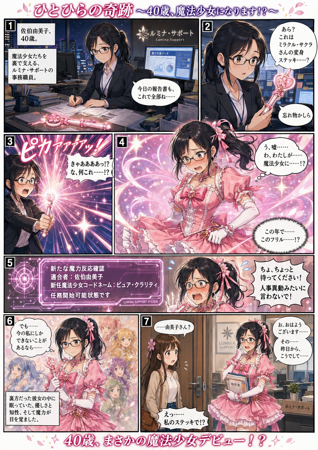 ひとひらの奇跡〜40歳、魔法少女になります！？〜