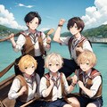 青春なボートを漕ぐ男性達！！（12枚） 2枚目