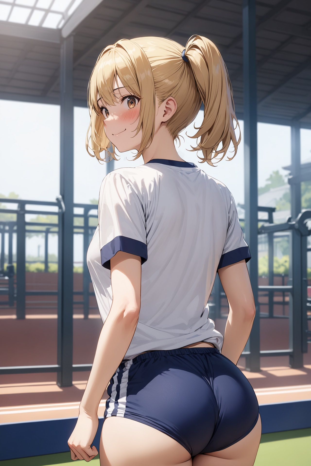 ブルマで体育 Y619 | の人気AIイラスト・グラビア