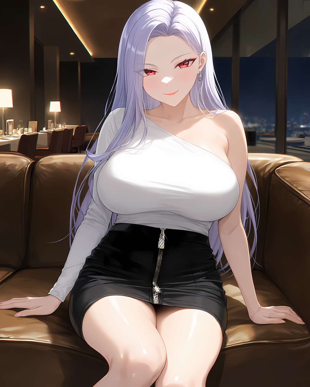 都会の夜、モダンレストランで乾杯🥂