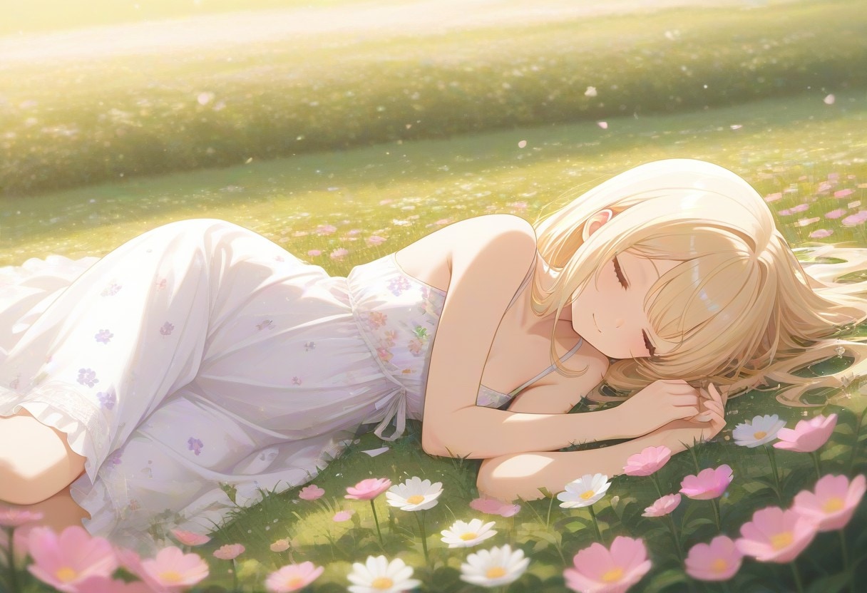 春のうたた寝 | の人気AIイラスト・グラビア