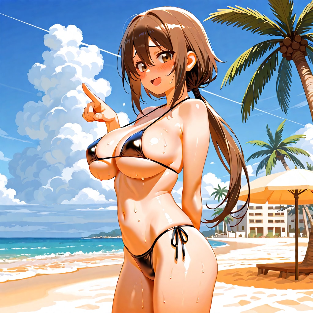 この水着どうかな？　似合う？