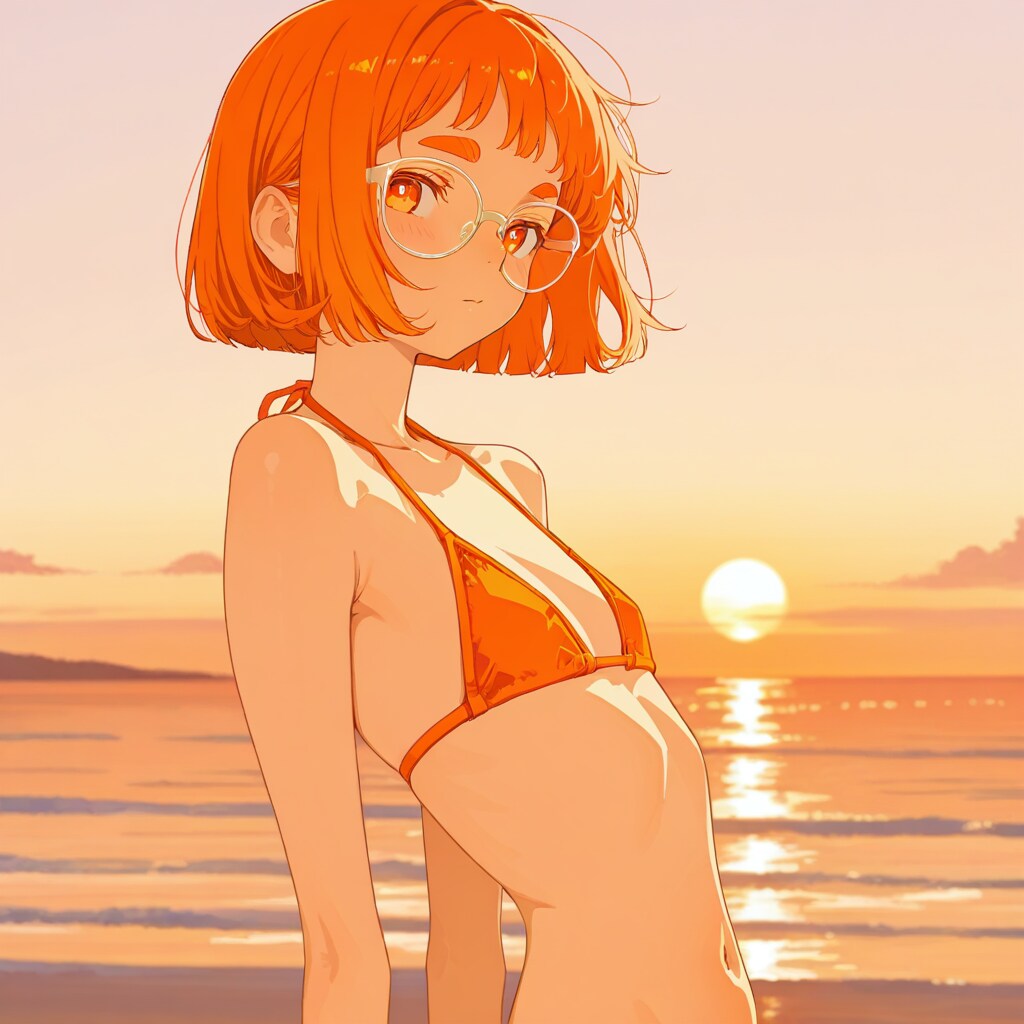 めがねちゃん橙色