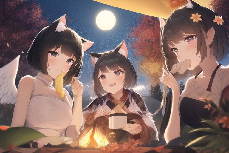 猫耳さんの秋キャンプ