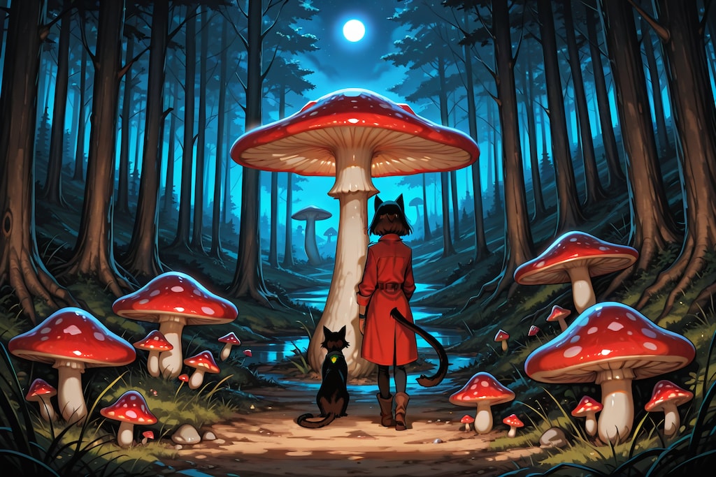 キノコの森の魔女