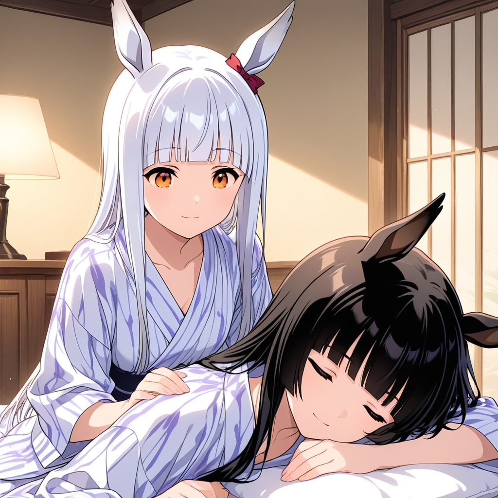 ベッドの上でマッサージ(イチャイチャ)