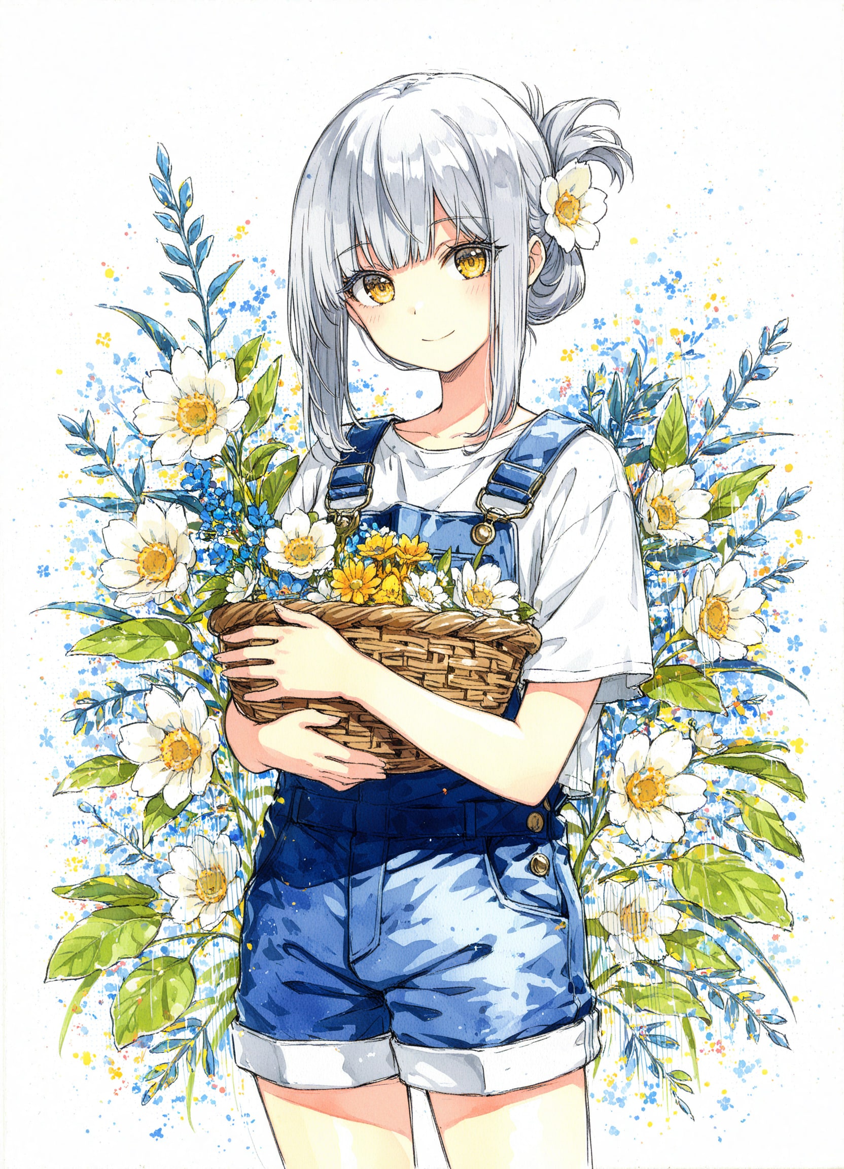 看板娘　flowers