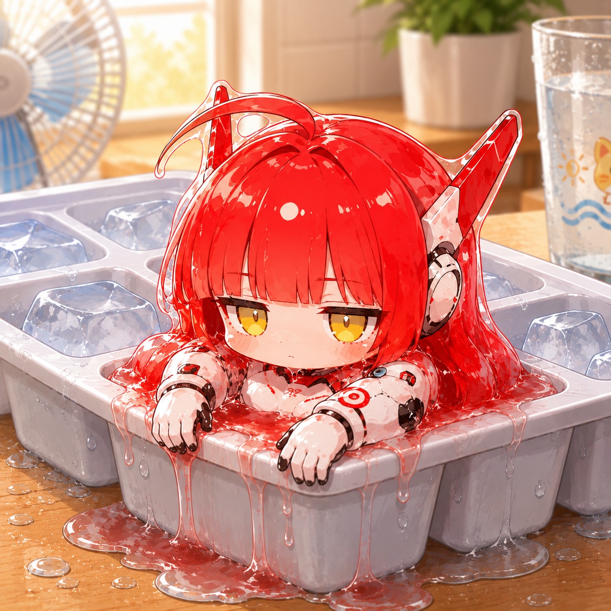 溶けた…