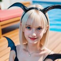 プールサイドのサキュバス 6枚目