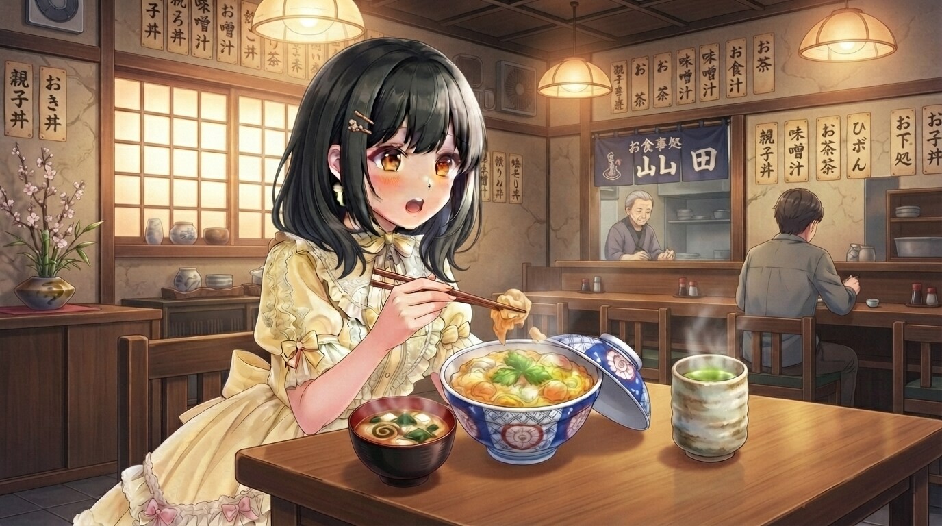 親子丼を食す