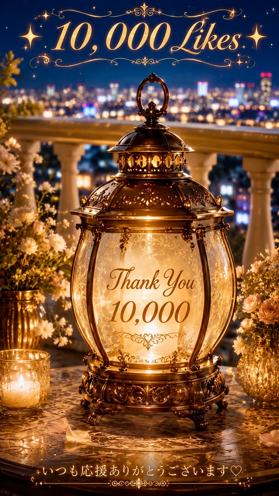 10,000いいね、ありがとうございます！