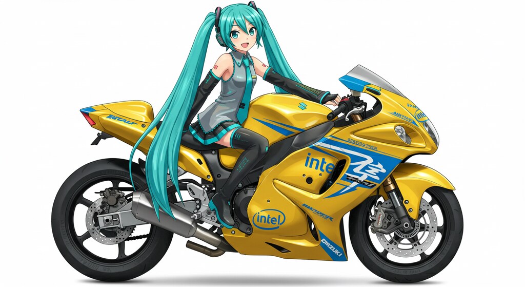 初音ミクとIntel隼
