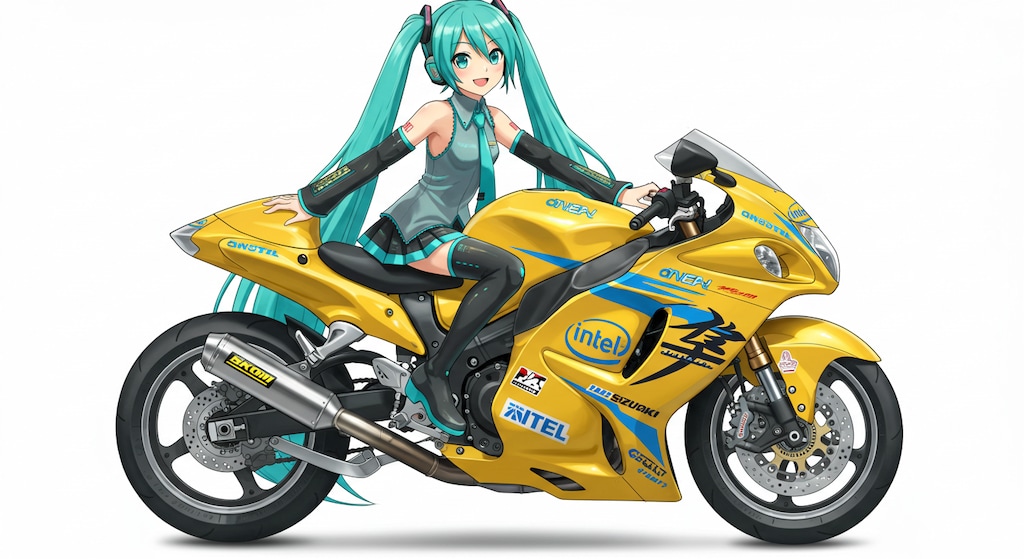 初音ミクとIntel隼