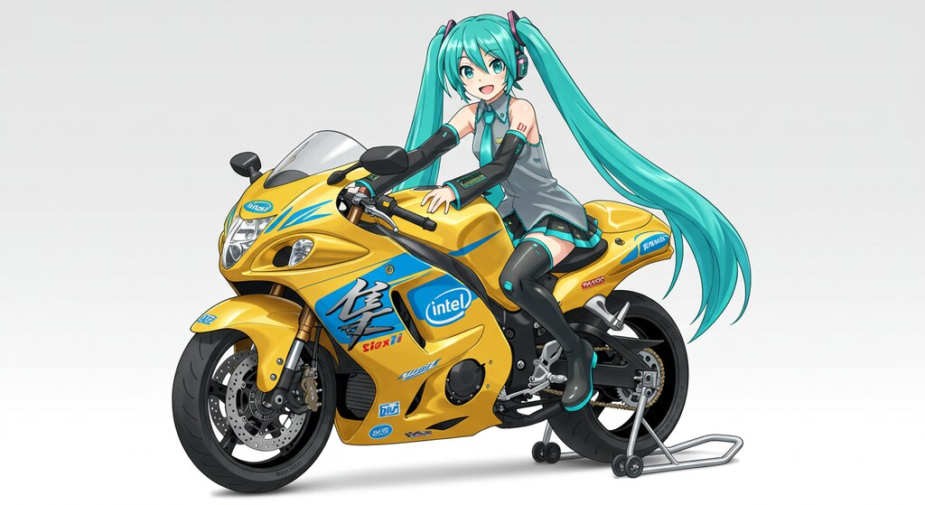 初音ミクとIntel隼