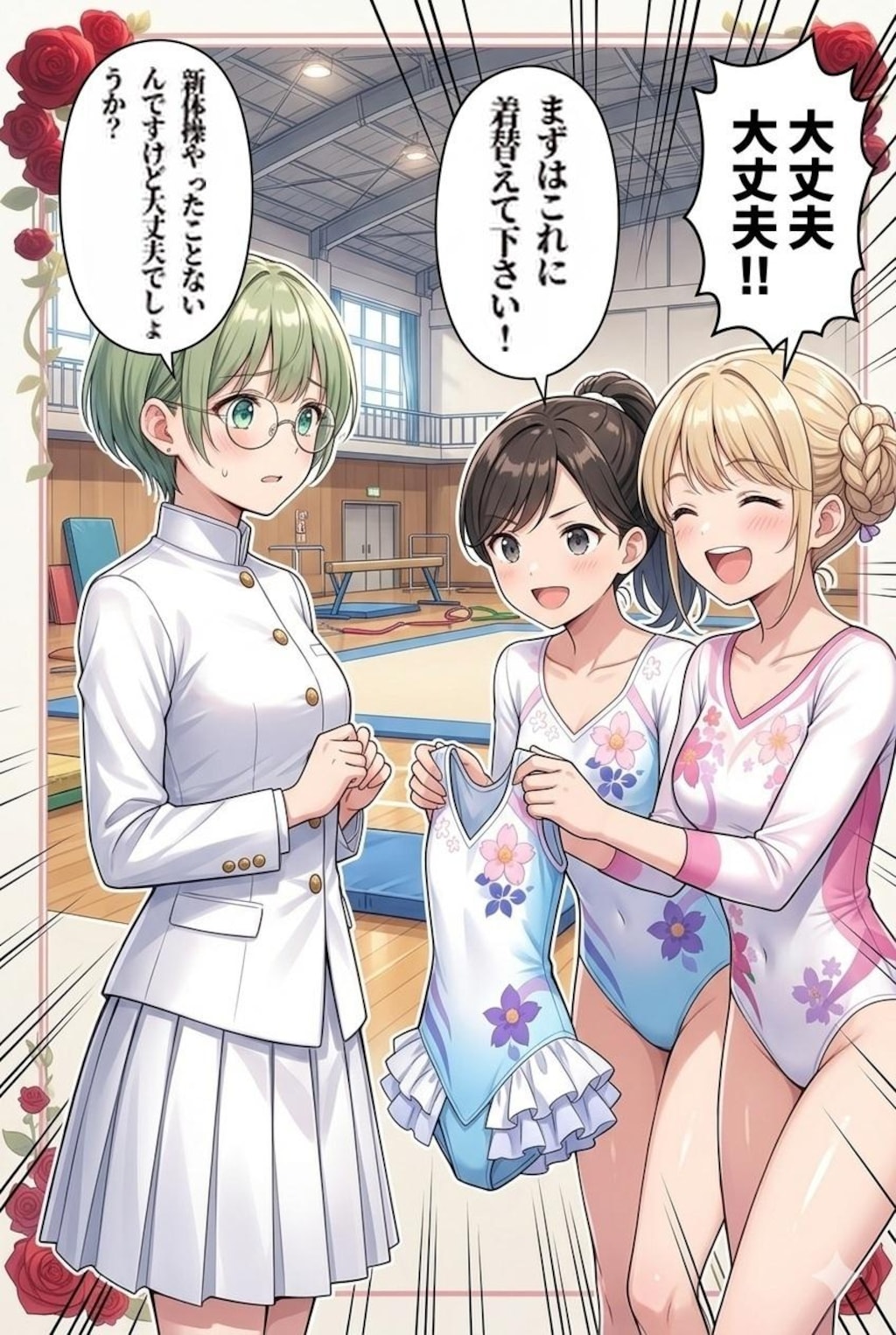 山川みどり、新体操部に入部!?