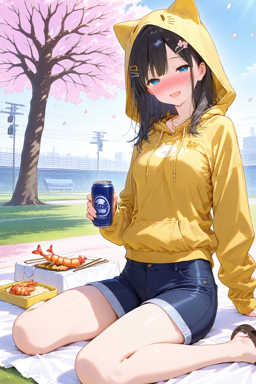 花見「はい！アーン」