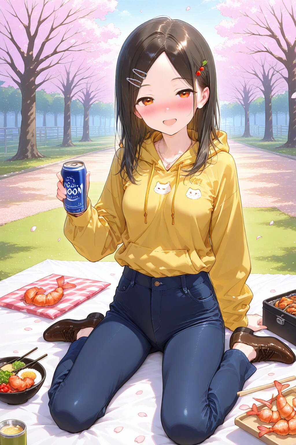 花見「はい！アーン」