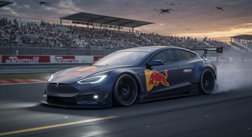 レッドブルテスラレーシングカー