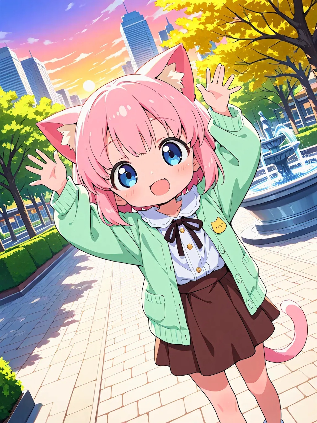 噴水公園 18:00
