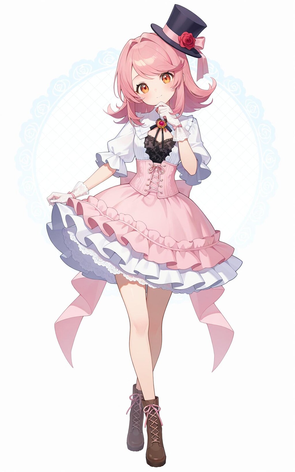 シルクでハットな女の子