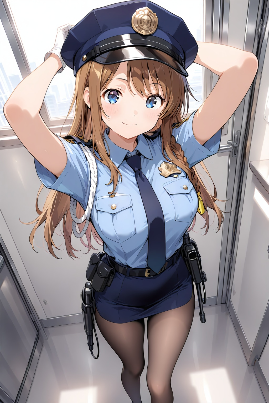 美少女婦人警官 | の人気AIイラスト・グラビア