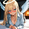 寝そべりギャル天使さん 2枚目