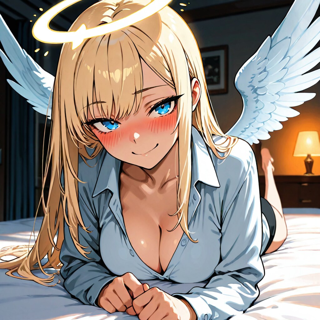 寝そべりギャル天使さん