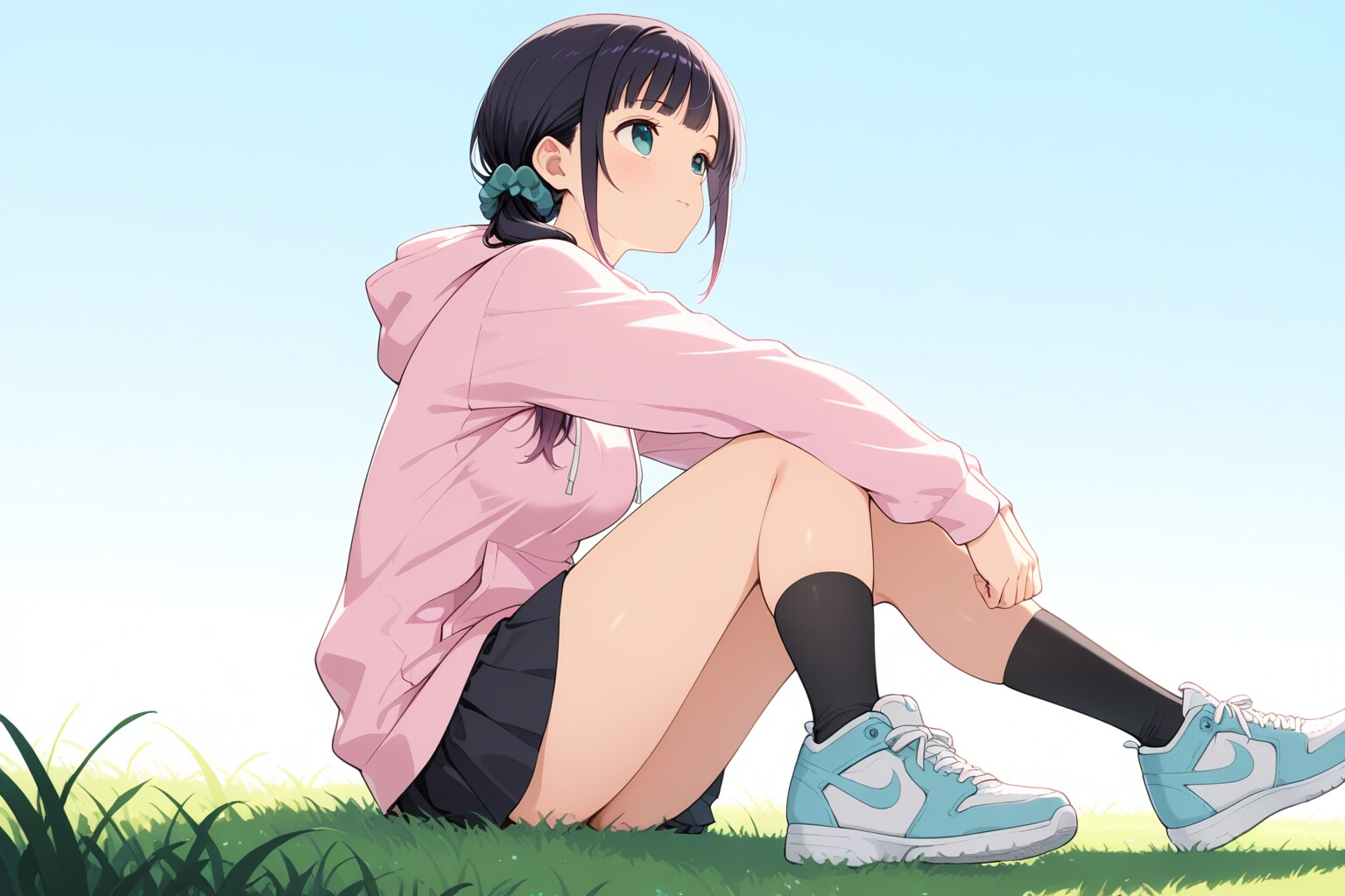 晴れ渡る空の下で | の人気AIイラスト・グラビア