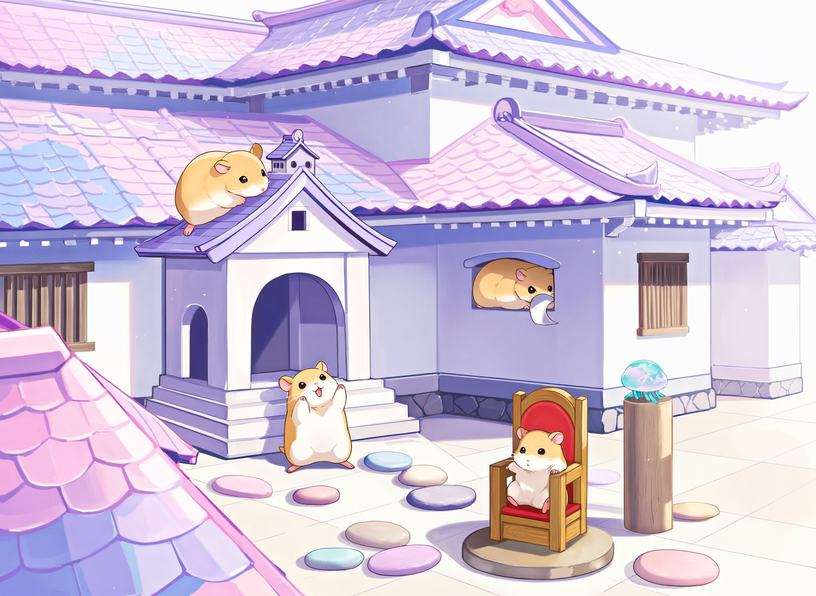 ハムスター四天王 | の人気AIイラスト・グラビア
