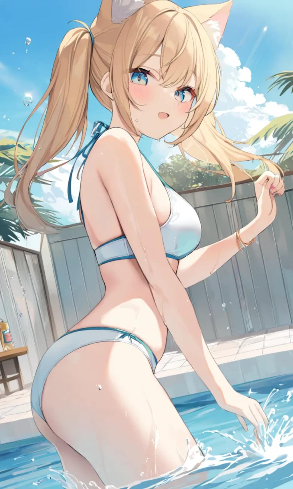 こるり「水着っ」まや「あざとい」