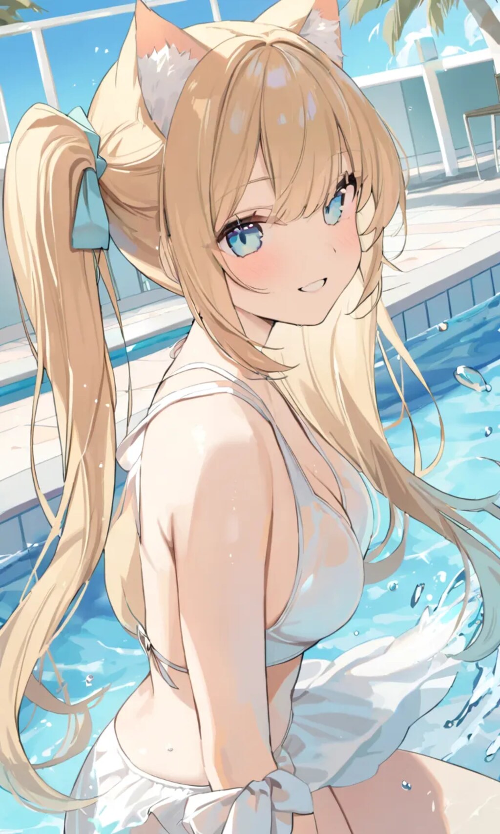 こるり「水着っ」まや「あざとい」