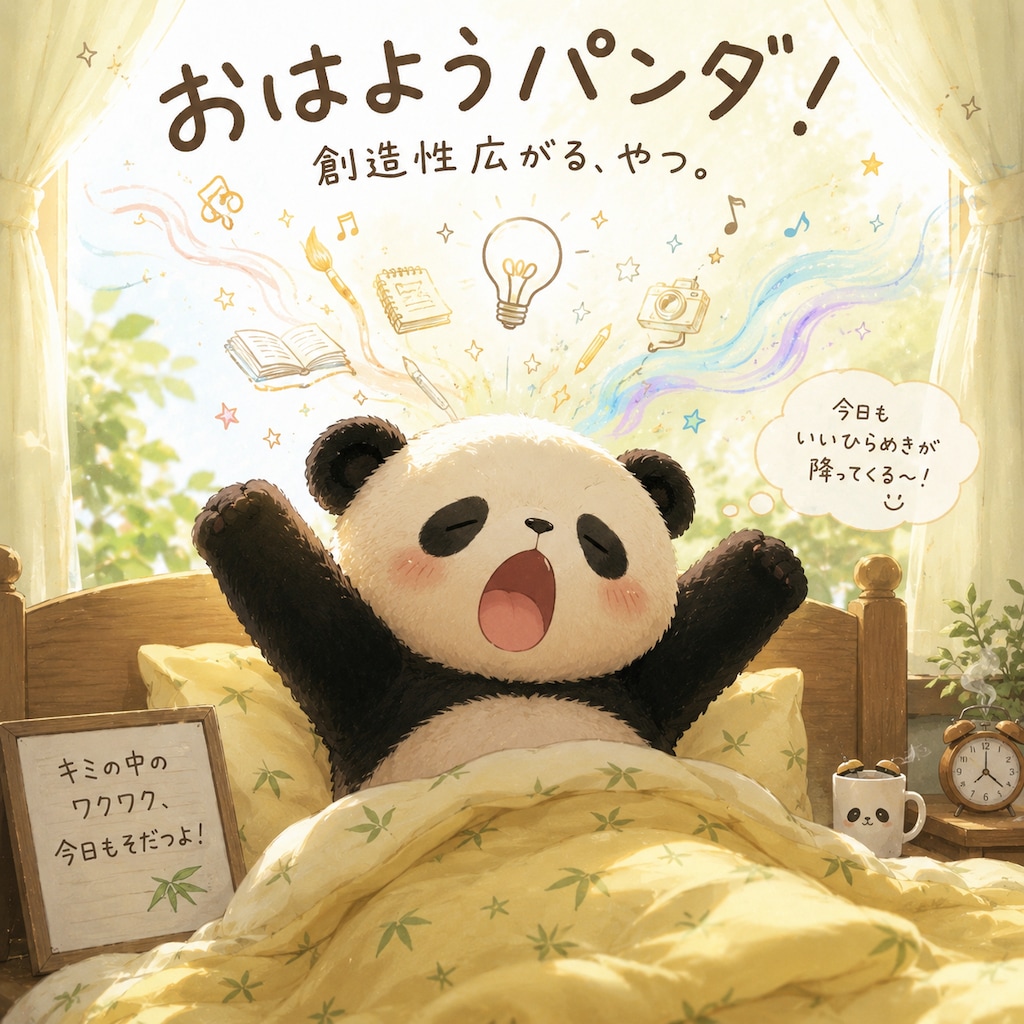 おはようパンダ🐼