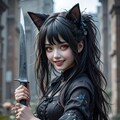 病み系ネコ 3枚目