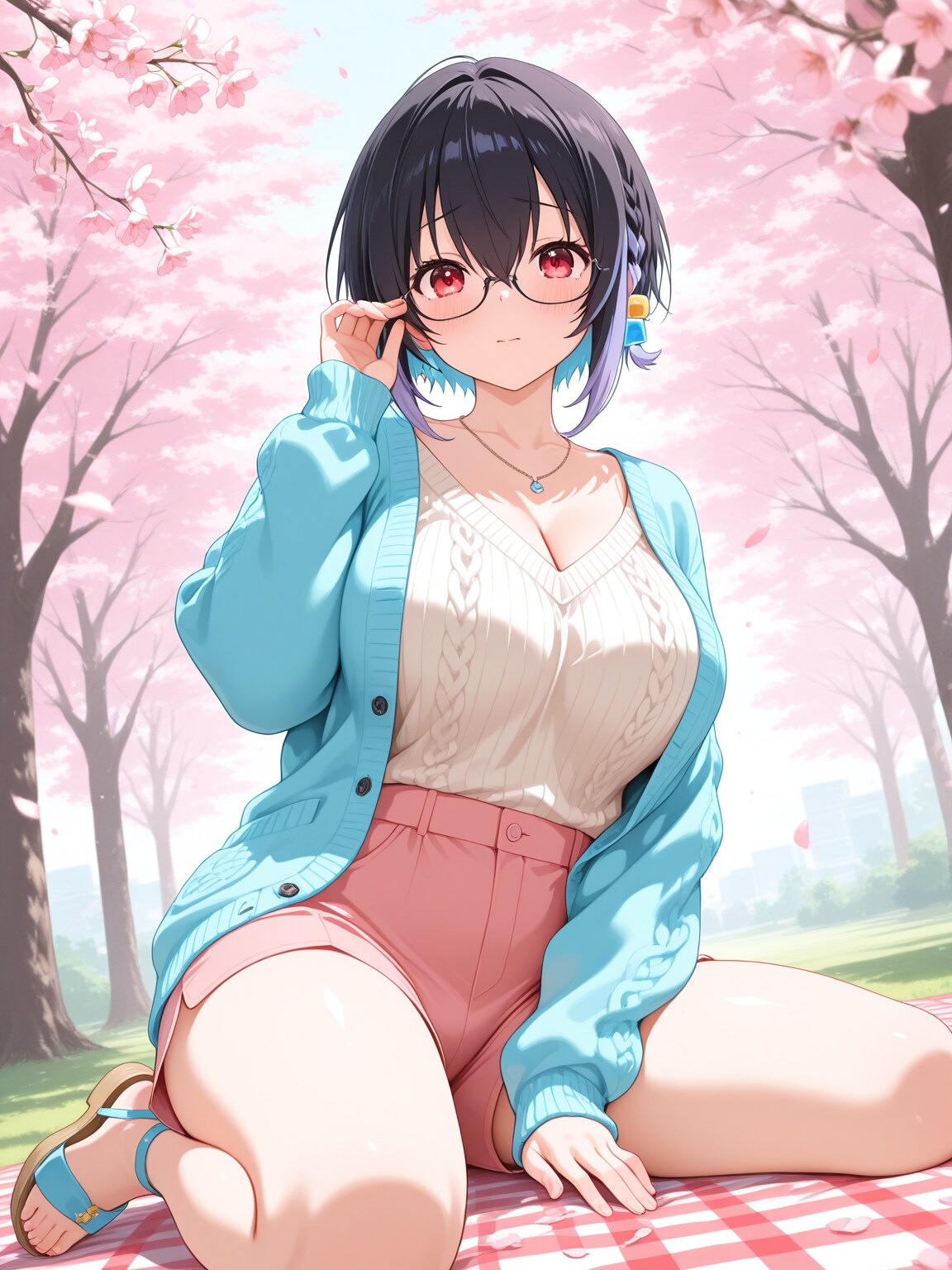 お花見ピクニック