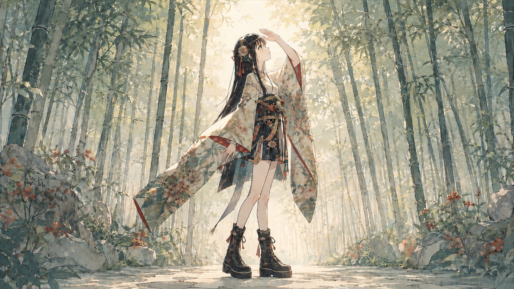 スタイリッシュな少女123 | の人気AIイラスト・グラビア