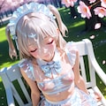 寝ているメイドさんに 10枚目