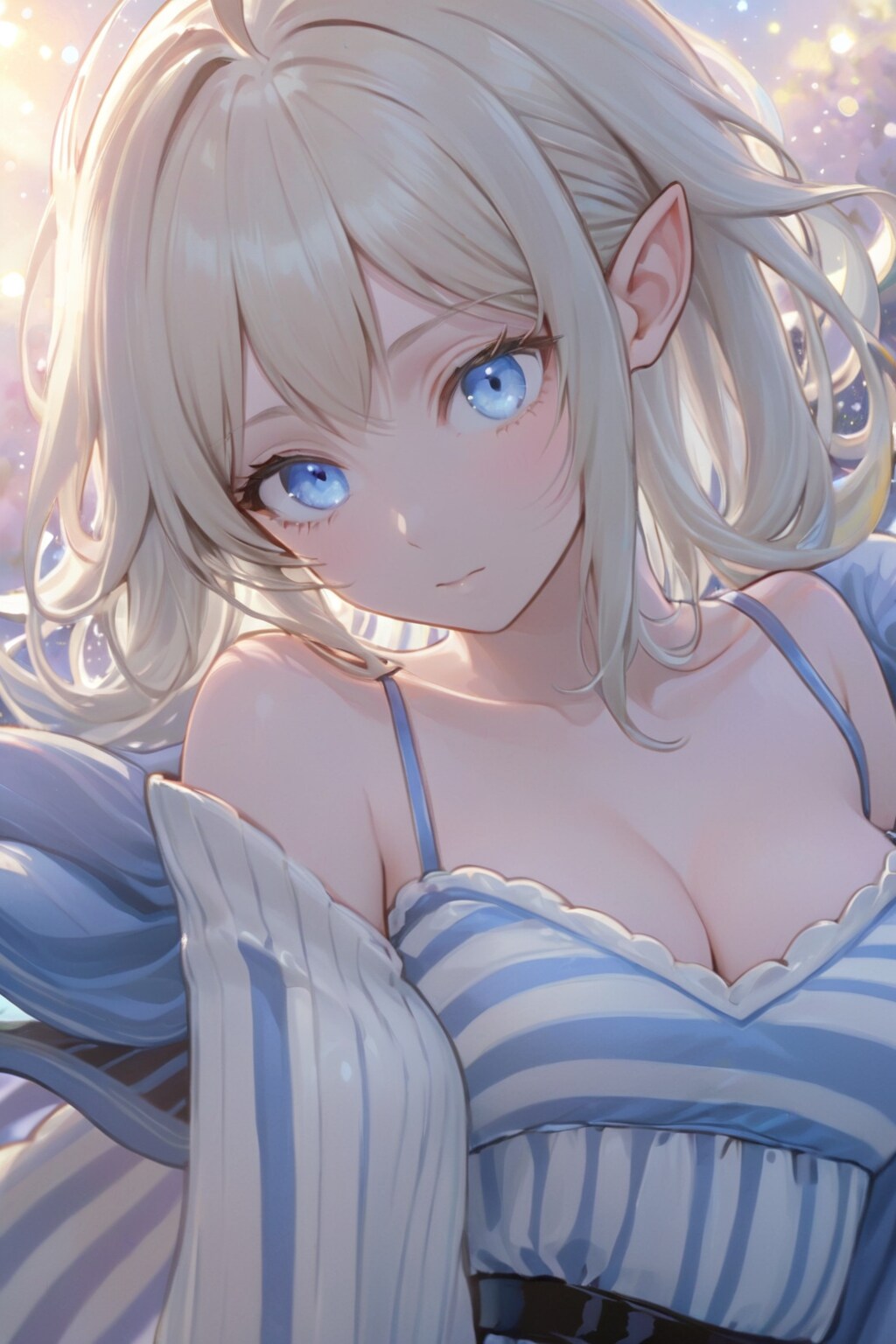 縞々服のエルフ姉さんXL