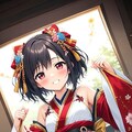 振袖姿のアイドル 9枚目