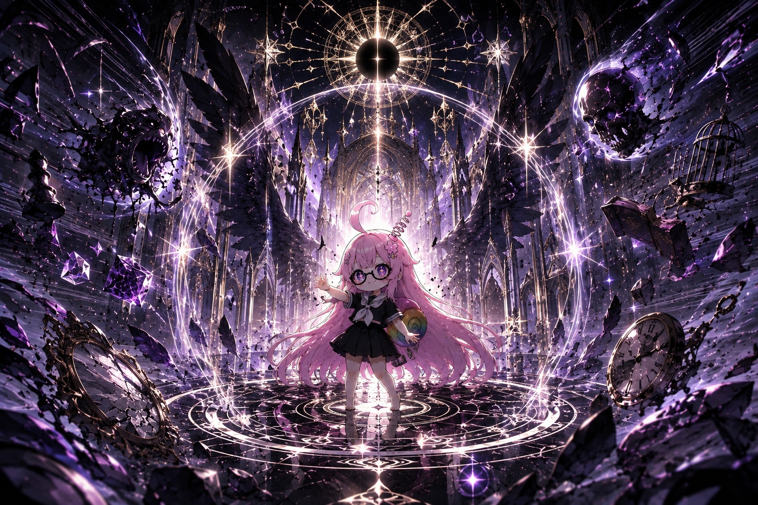聖なるカオスの果てに 拡がる未来 似合わない ものは皆 はじかれる Black Holy