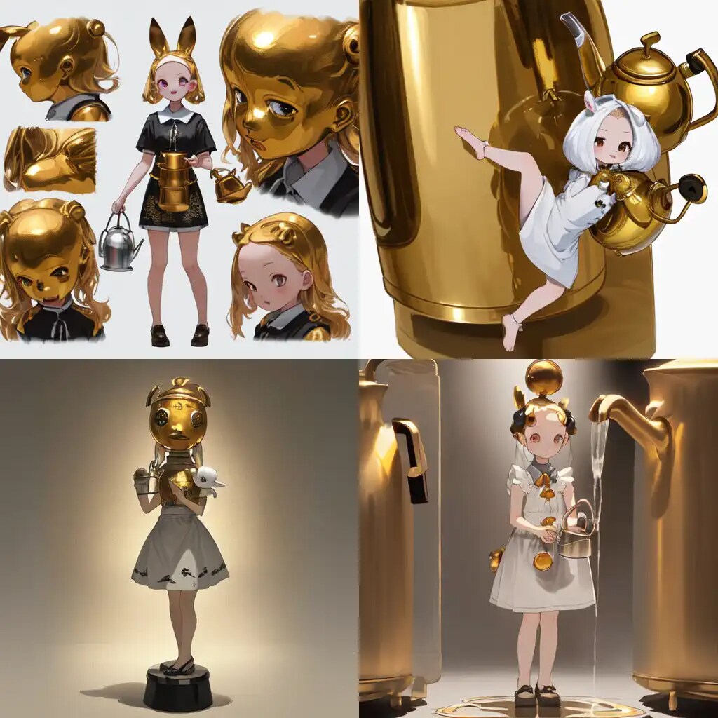 ネガティブプロンプトを切った昨日の続き