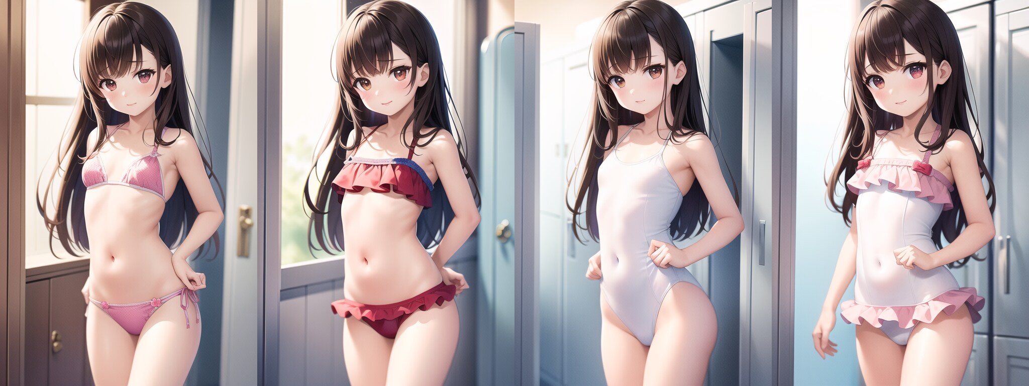水着着せ替え