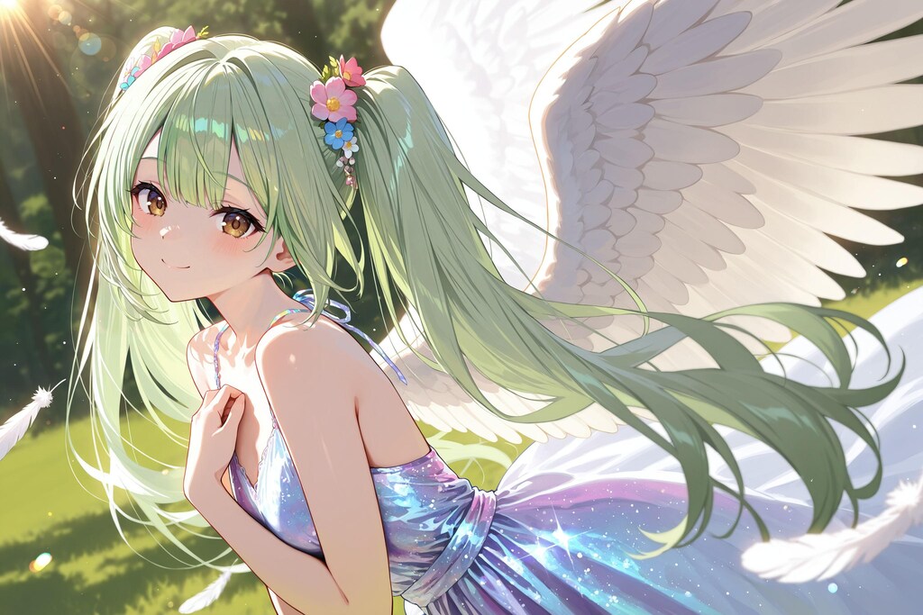 天使さん頑張ります