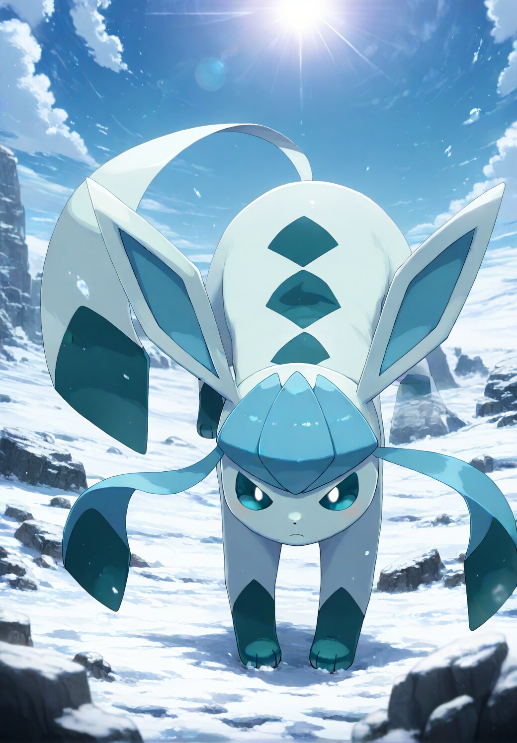 グレイシア/ポケモン (Glaceon/Pokemon) | の人気AIイラスト・グラビア