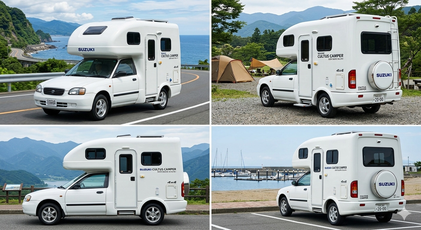 カルタスクレセントキャンピングカー