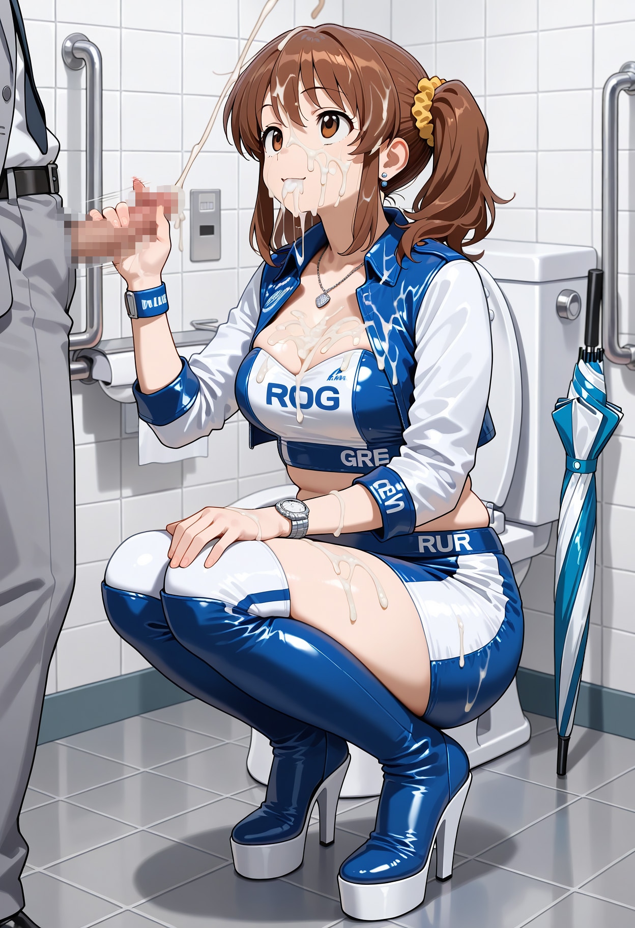 勢いが止まらない射精